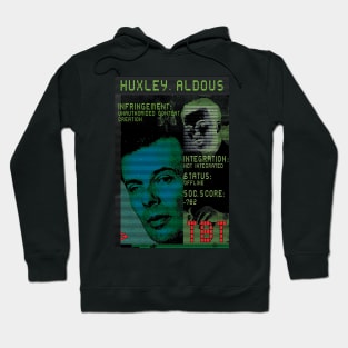 Aldous Huxley - Sci-Fi Retro Portrait Hoodie